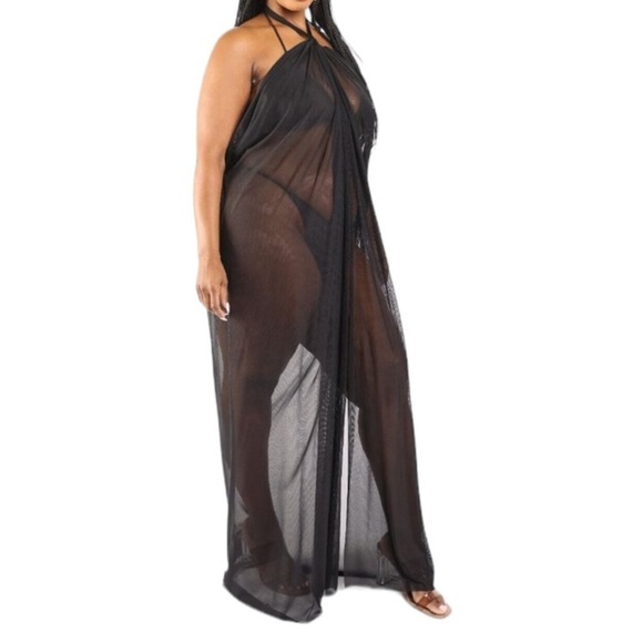 Halter Front Slit Beach Maxi Cover Up Swimwear
New - Picture 6 of 9